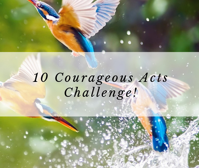 My “10 Courageous Acts Challenge” results