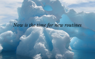 Now is the time for new routines