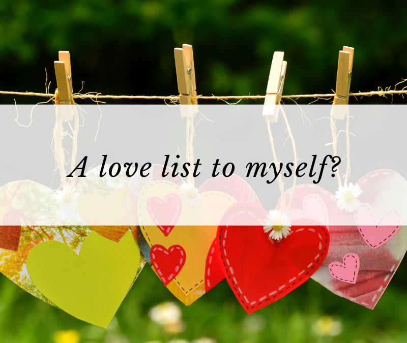 A love list to myself?
